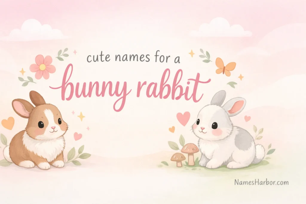 cute names for a bunny rabbit