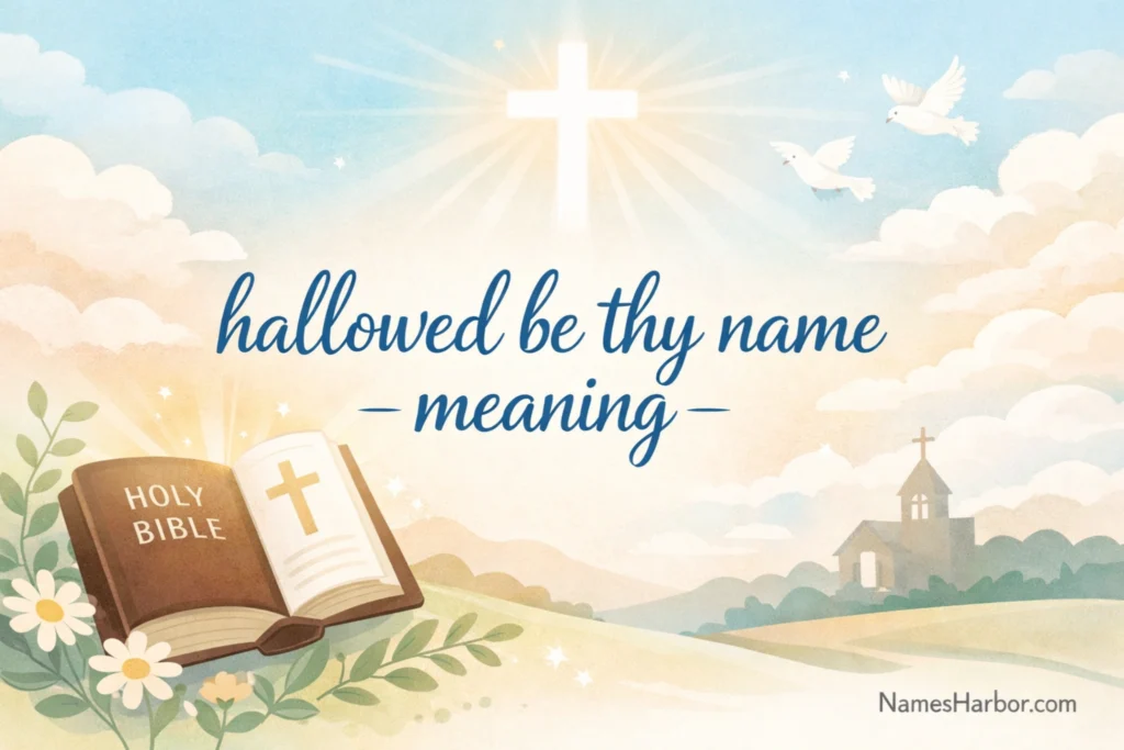 hallowed be thy name meaning