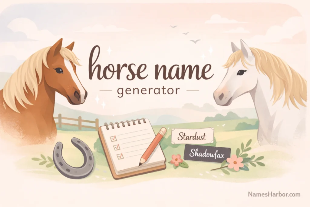 horse name generator