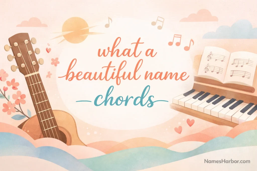 what a beautiful name chords