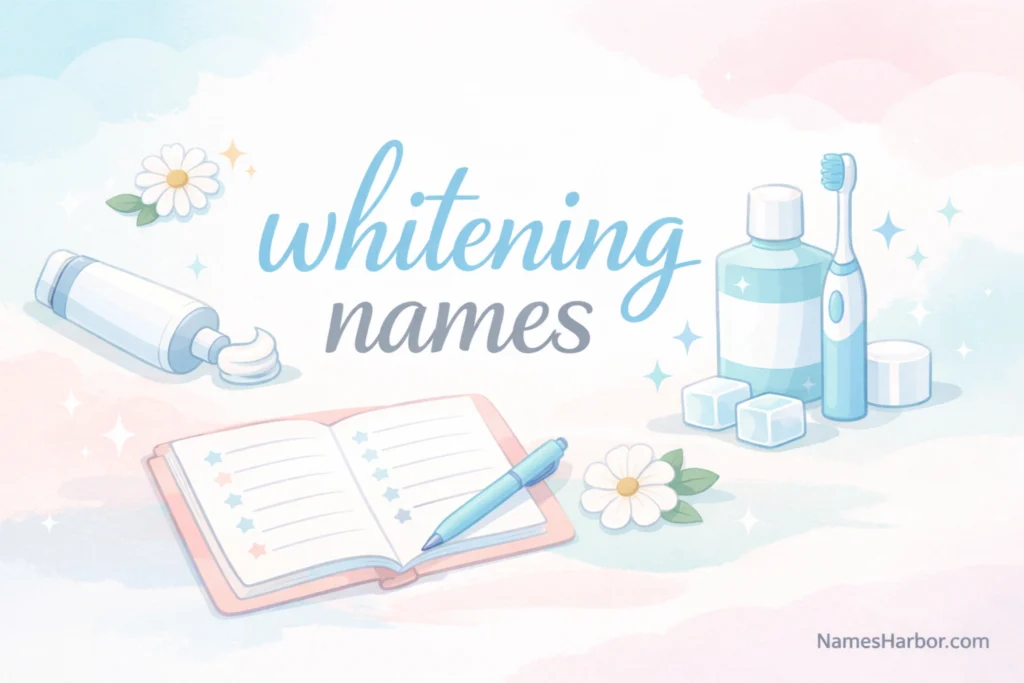 whitening names