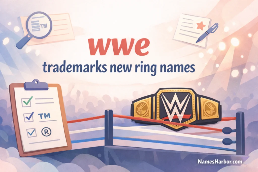 wwe trademarks new ring names