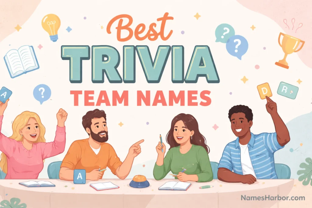 best trivia team names