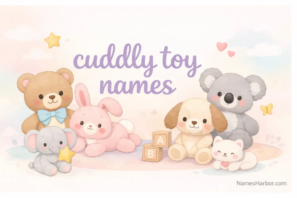cuddly toy names