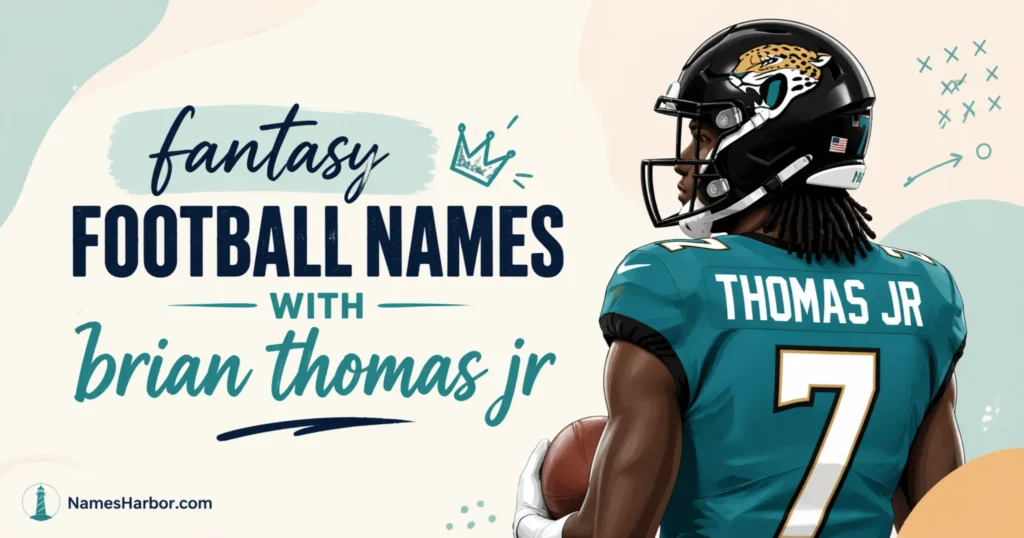 fantasy football names with brian thomas jr
