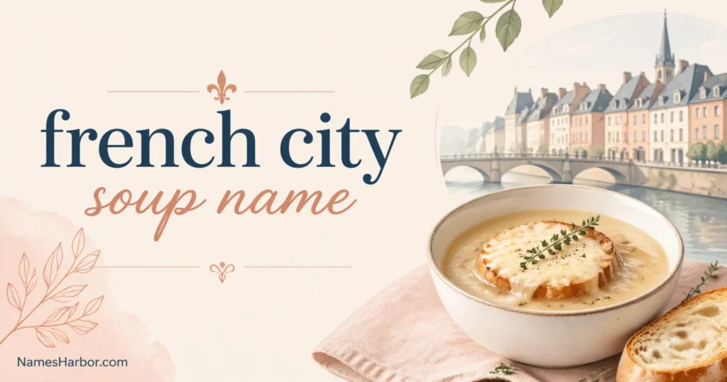 french city soup name