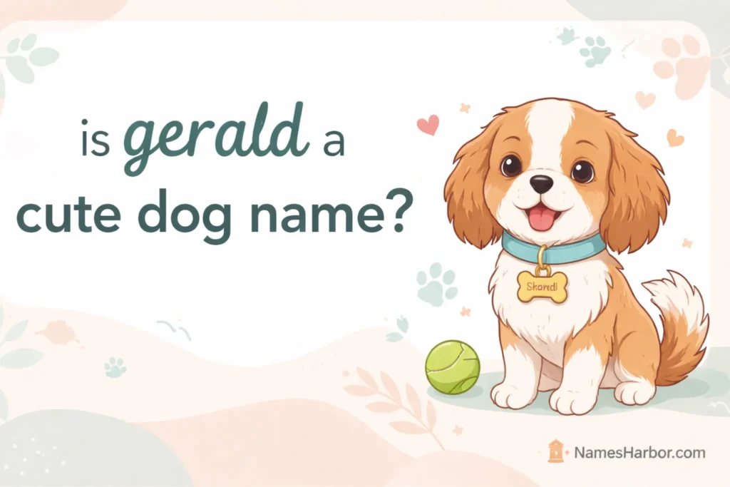 is gerald a cute dog name