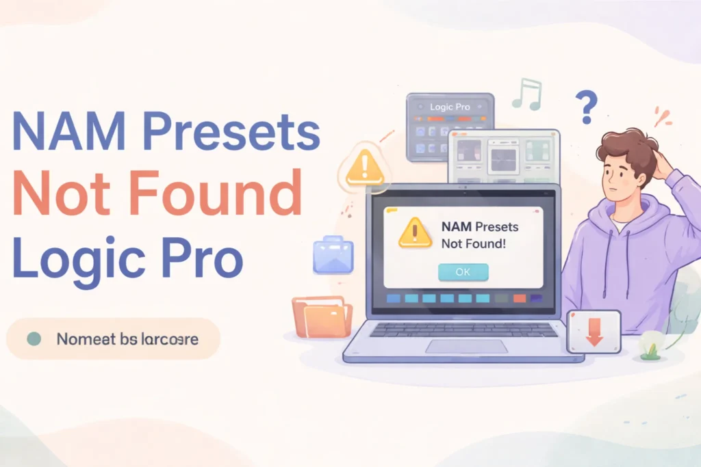 nam presets not found logic pro
