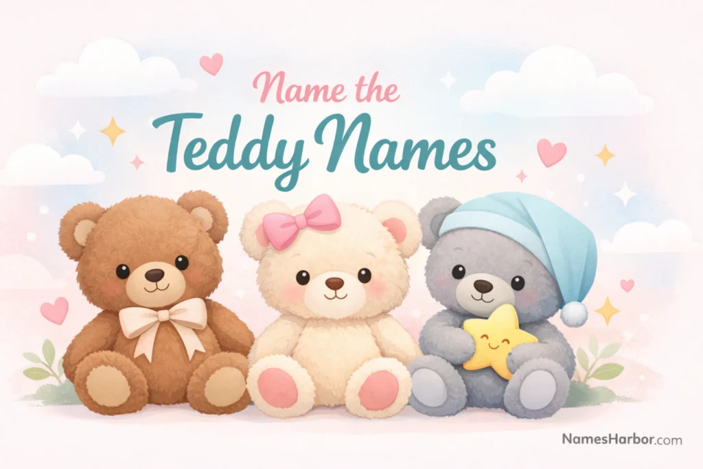 name the teddy names