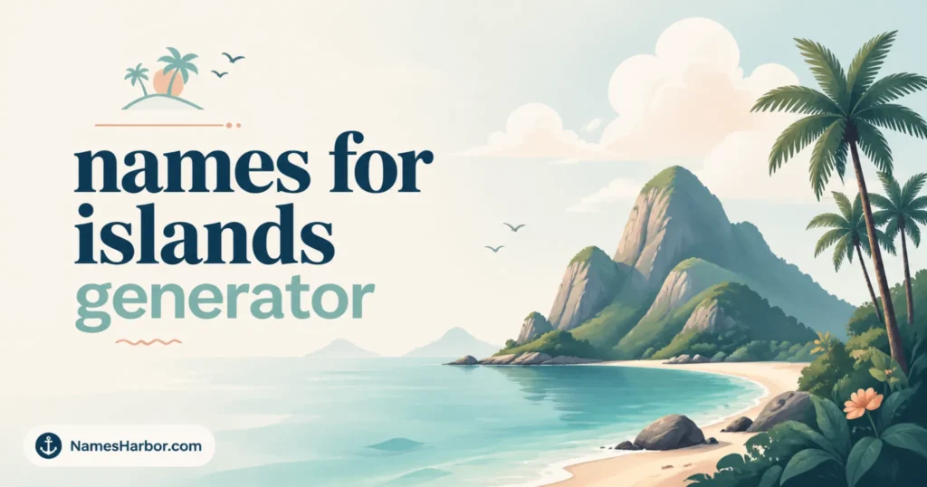 names for islands generator