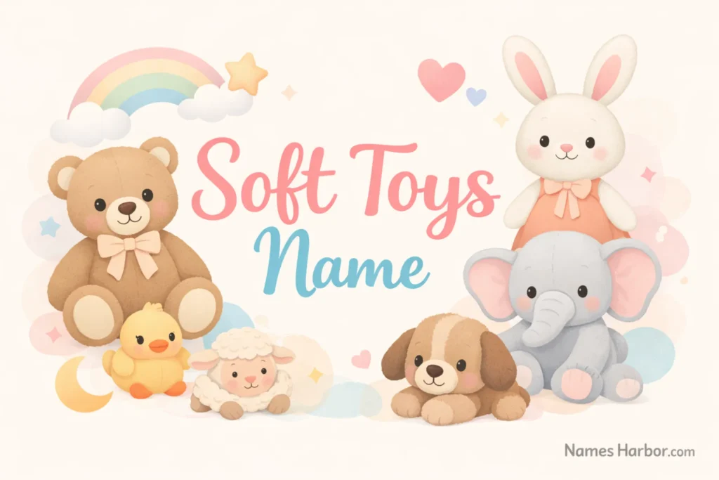 soft toys name