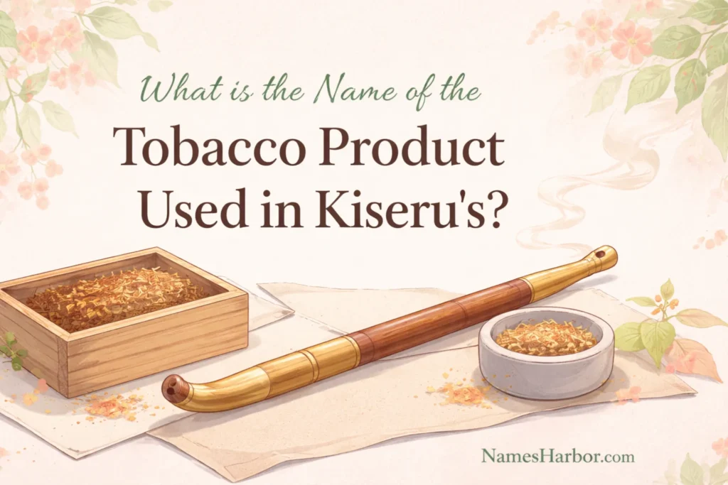 whats the name of the tobacco product used in kiseru's
