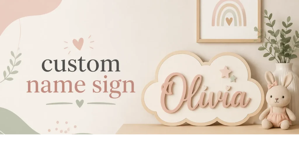 custom name sign