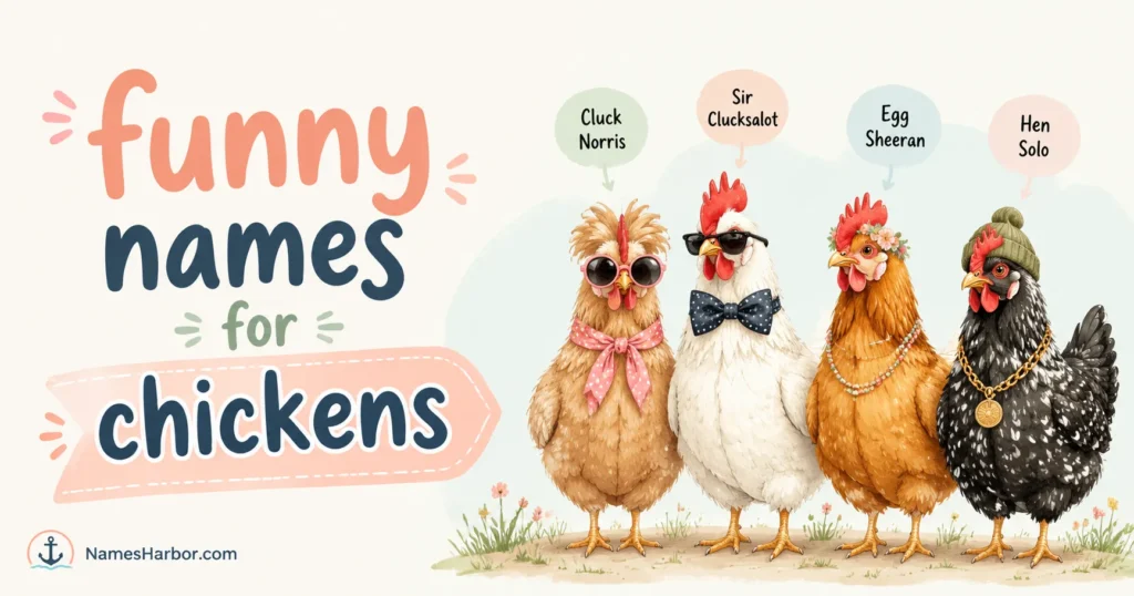 funny names for chickens
