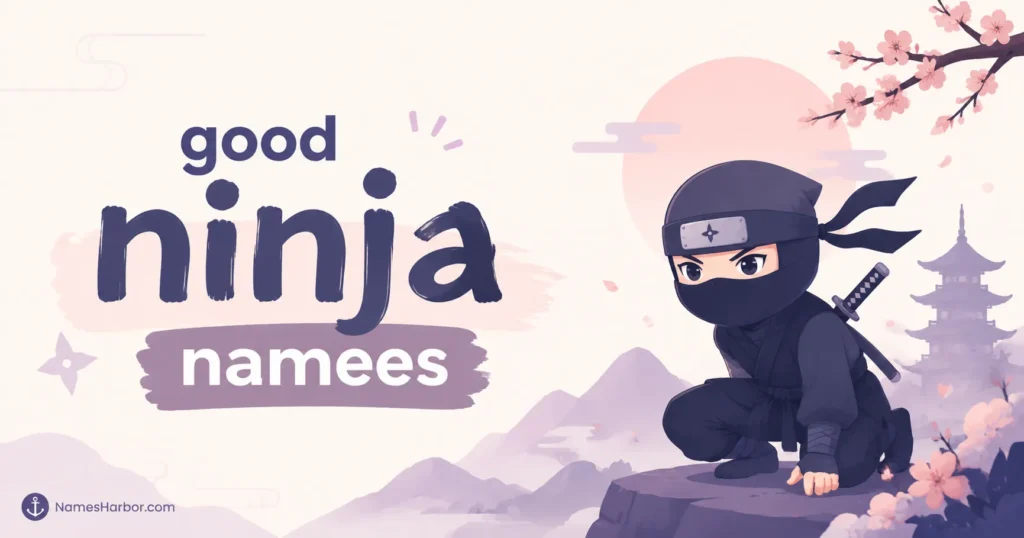 good ninja namees