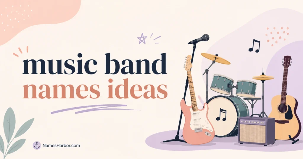 music band names ideas