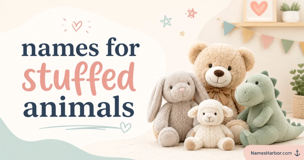 names for stuffed animals