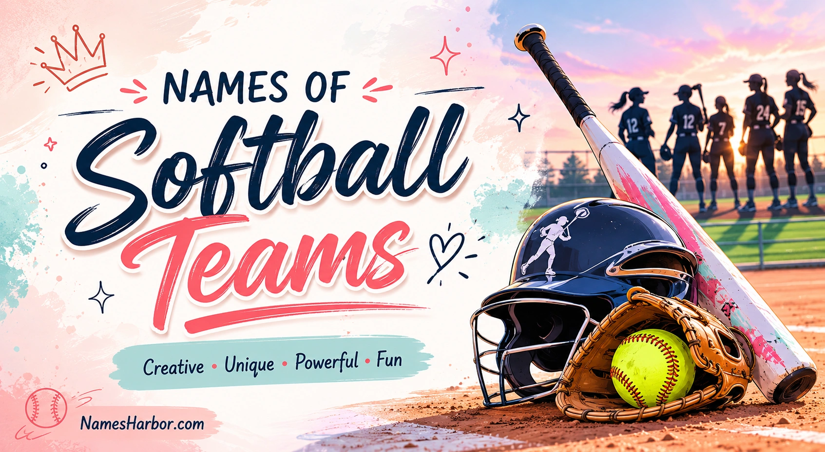 names of softball teams