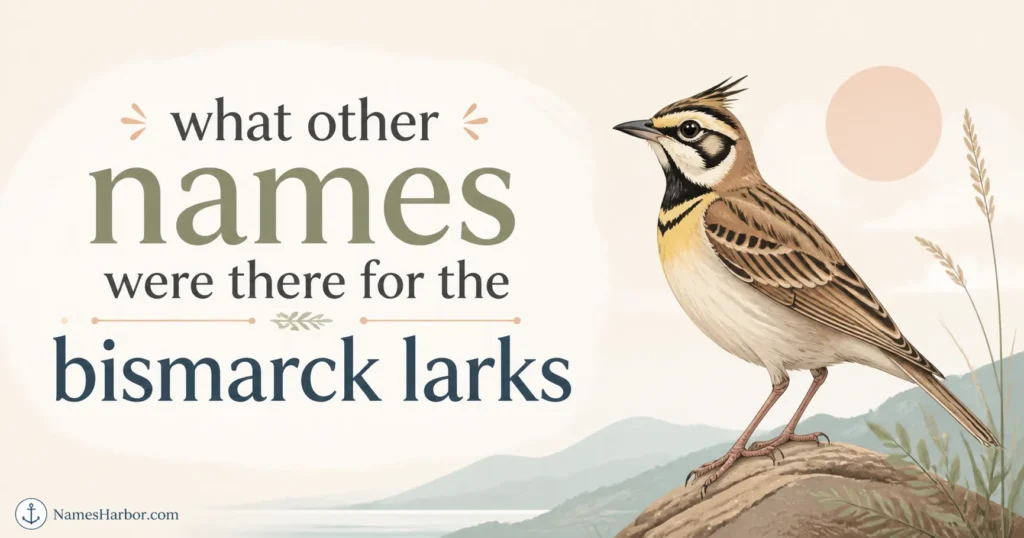 what other names were there for the bismarck larks