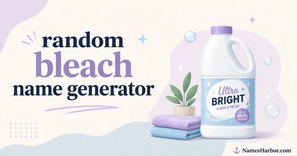 random bleach name generator